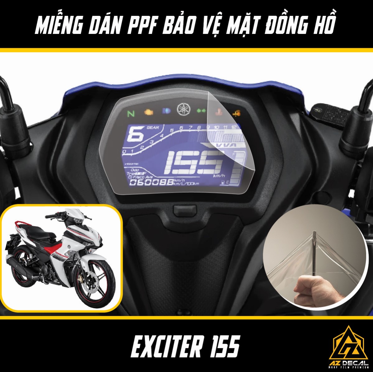 Những thay đổi đáng chú ý trên Exciter 150 mới